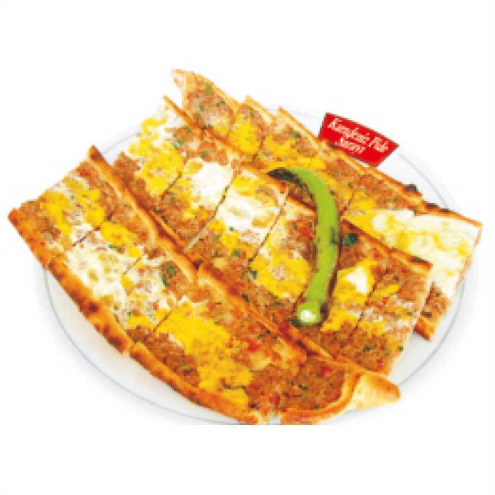 Karışık Kıymalı, Yumurtalı, Sucuklu Pide 1,5 Porsiyon